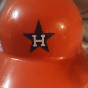 Vintage Rare Houston Astros Orange helmet hardtop hat
